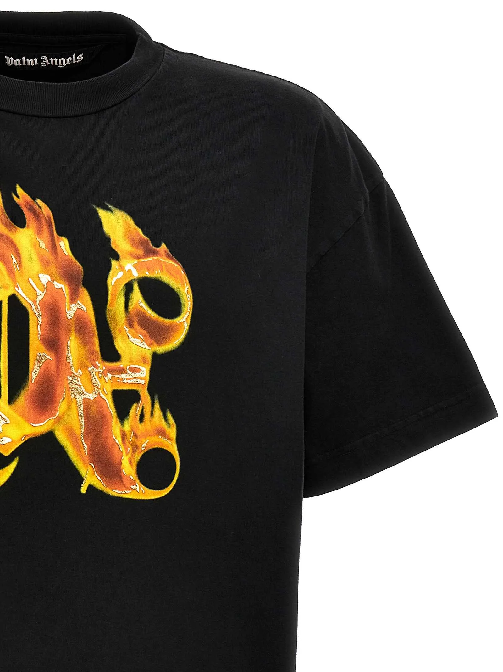 Palm Angels  |Palm Angels 'Burning Monogram' T-shirt