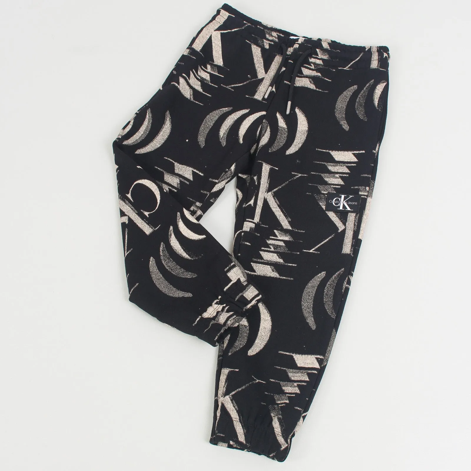 Pantalone Felpa Over Logo Black Monogram