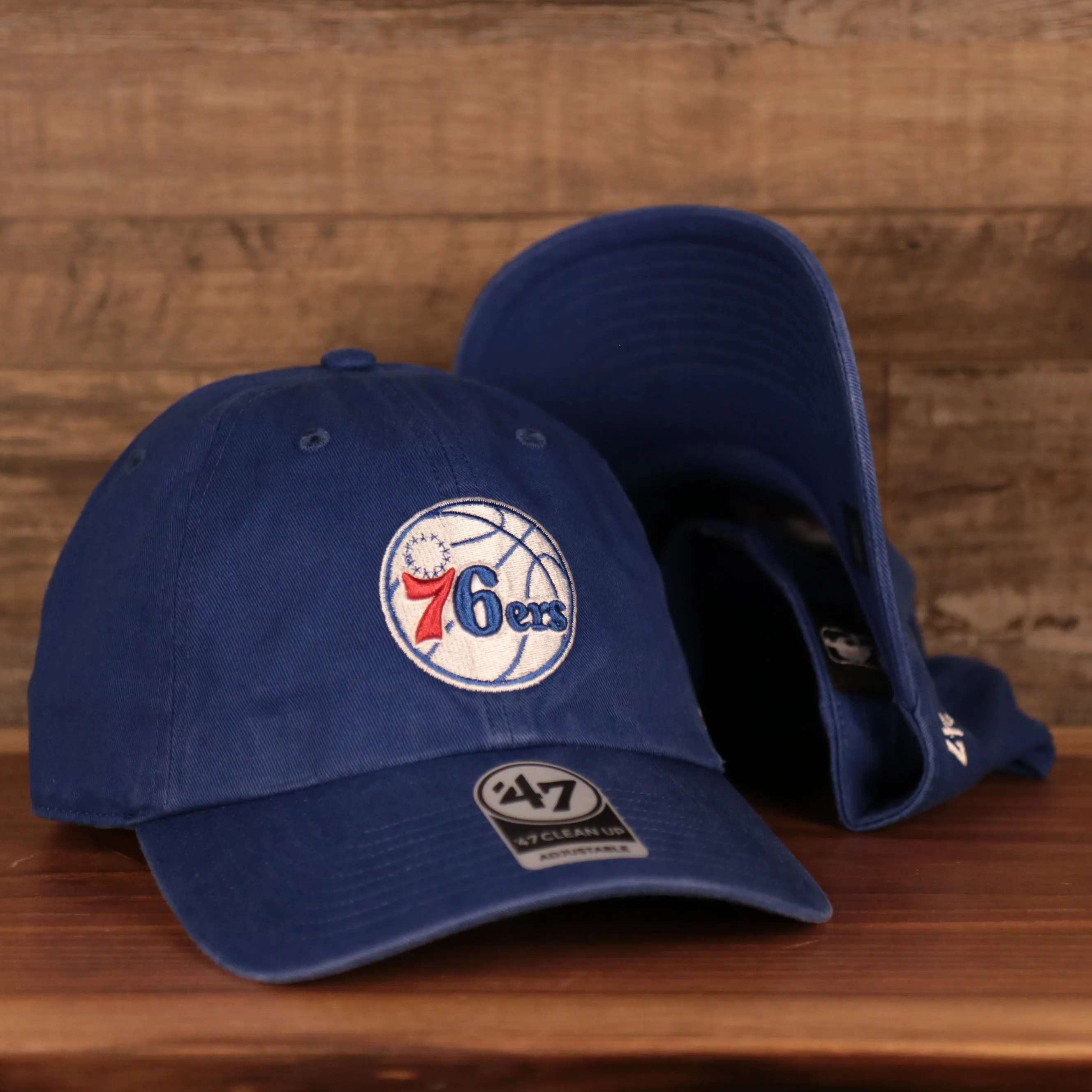 Philadelphia 76ers Blue Adjustable Dad Hat