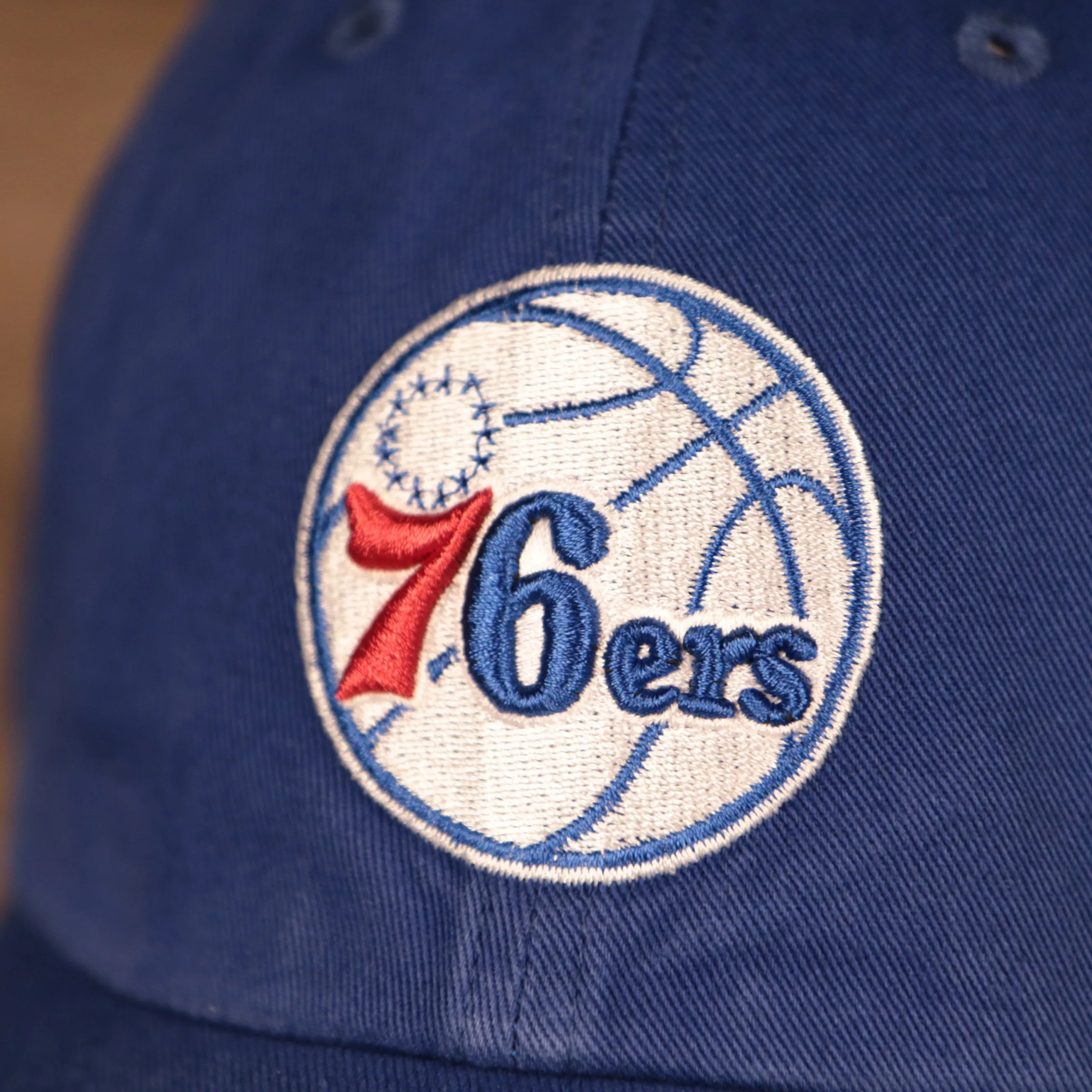 Philadelphia 76ers Blue Adjustable Dad Hat