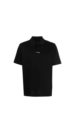 Polo in Cotton - Black