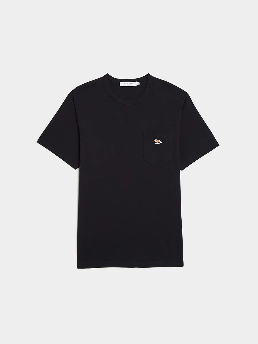 Profile Fox Patch Pocket Tee-Shirt, Black