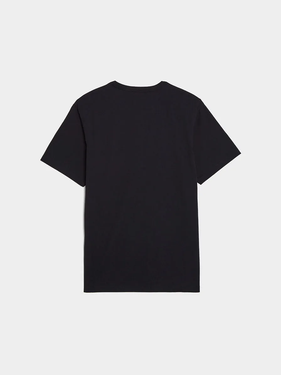 Profile Fox Patch Pocket Tee-Shirt, Black