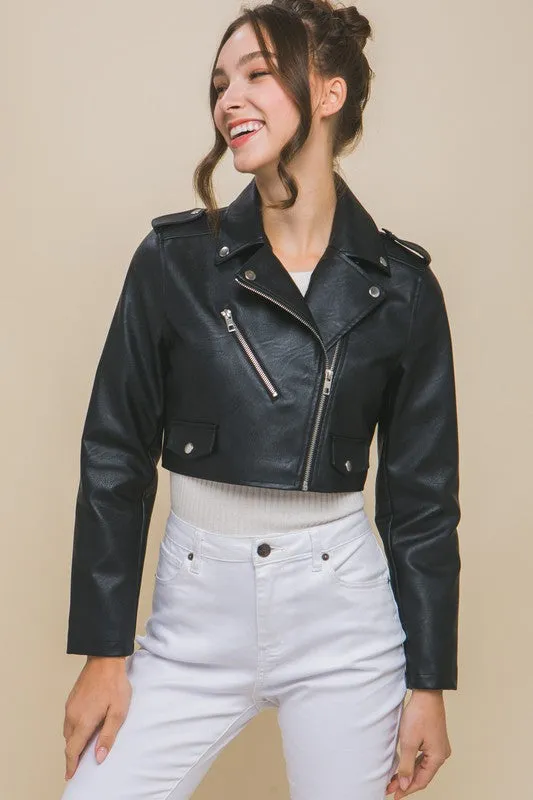 PU Biker Jacket