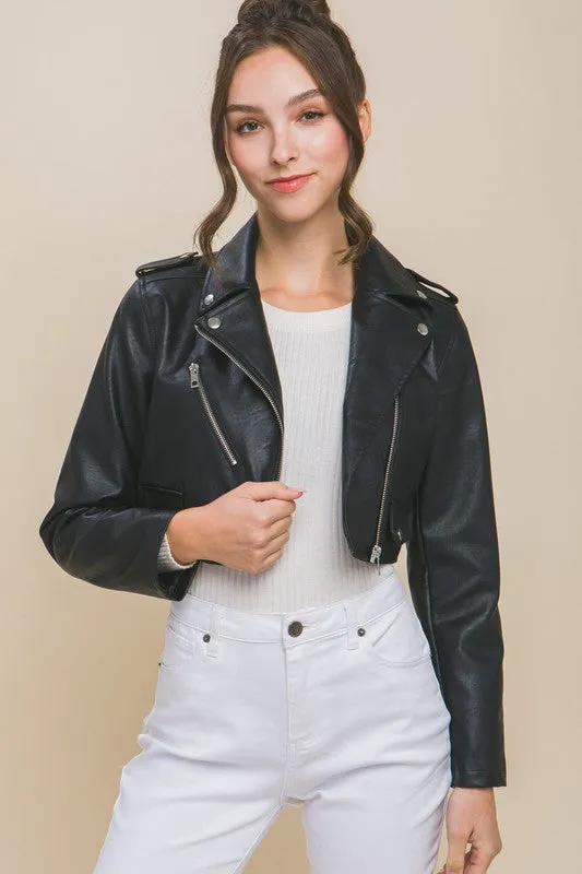 PU Biker Jacket