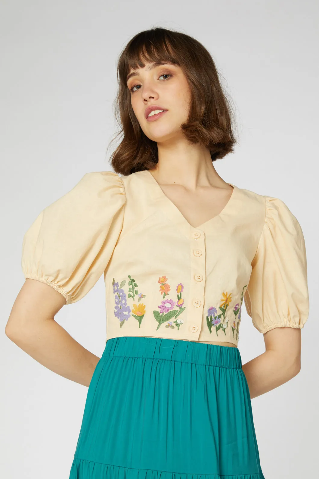 Secret Garden Emb Top