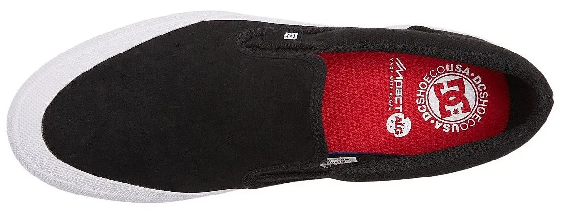 shoes DC Manual Slip-On RT S - XKKW/Black/Black/White - men´s