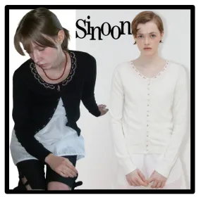 sinoon  |Casual Style Unisex Street Style Logo Cardigans