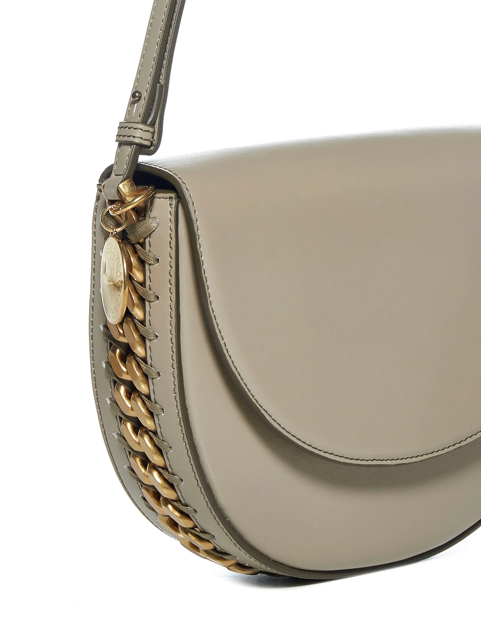 Stella McCartney Frayme Medium Flap Shoulder Bag