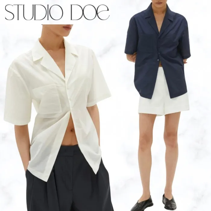 STUDIO DOE  |Casual Style Nylon Blended Fabrics Street Style Plain Cotton