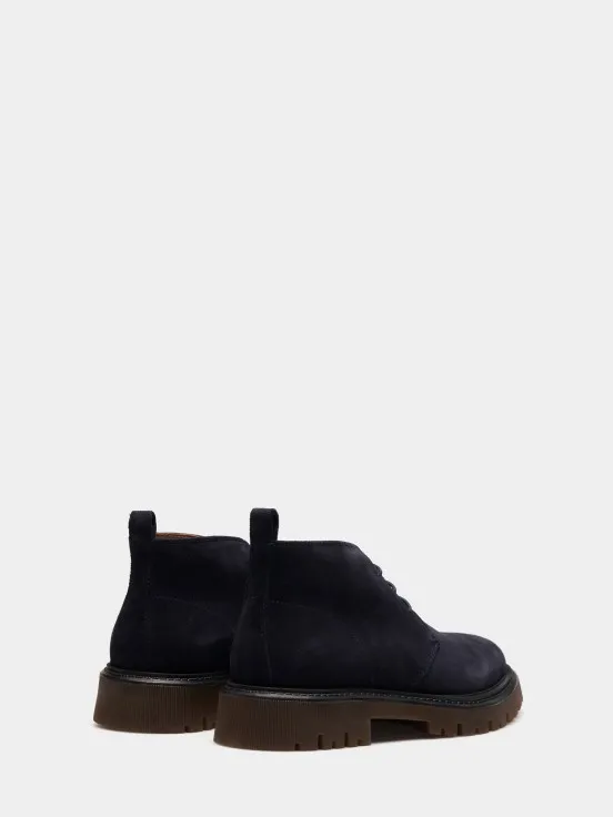 Suede ankle boots