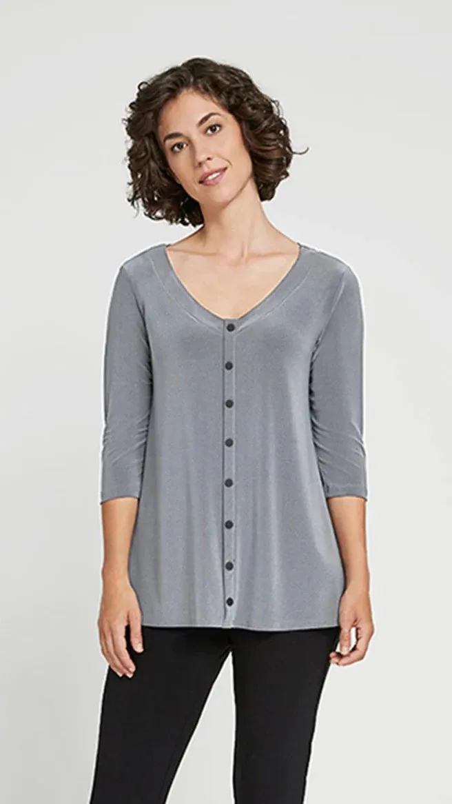 Sympli, 22220Z Icon Reversible Top, 3/4 sleeve