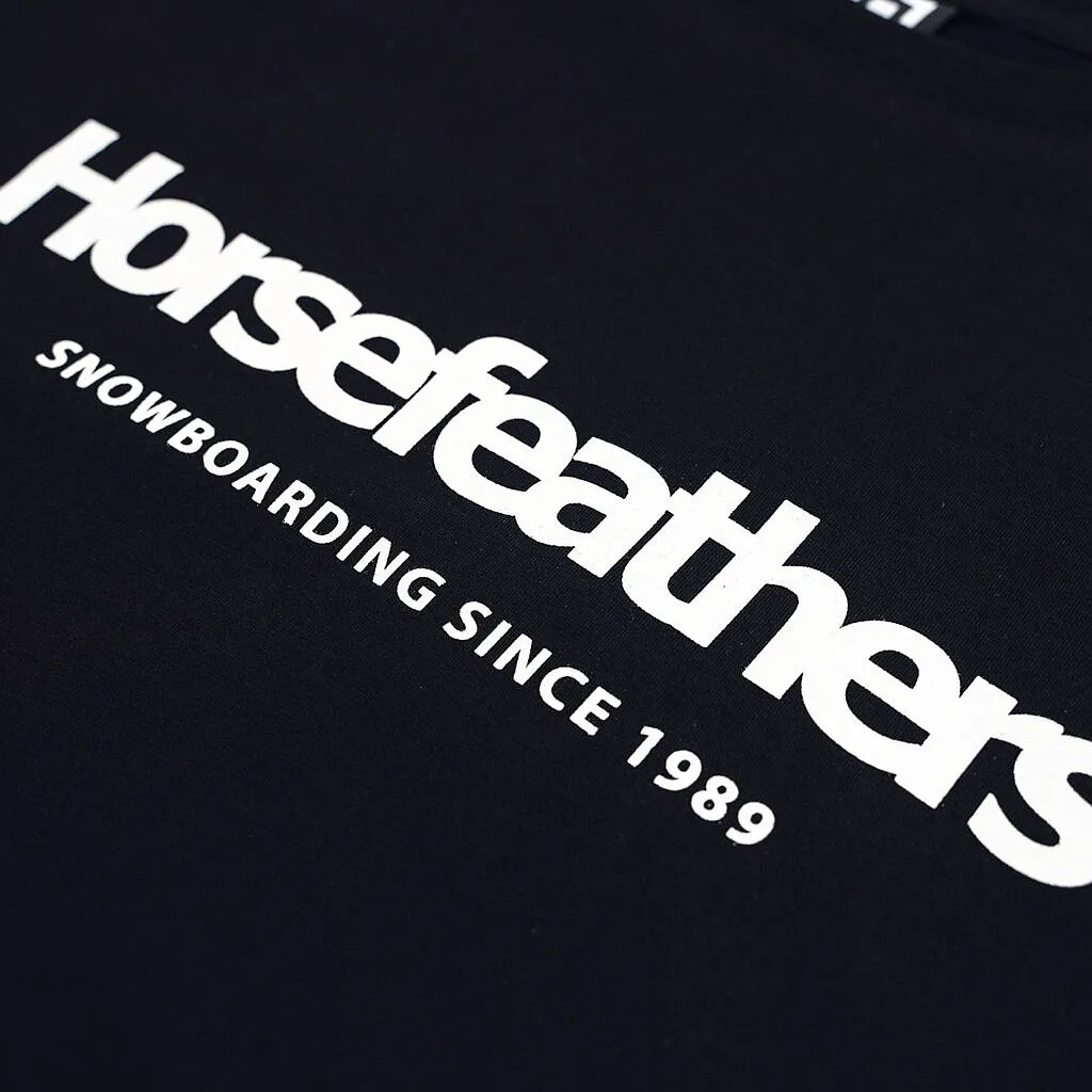 T-Shirt Horsefeathers Quarter - Black - men´s