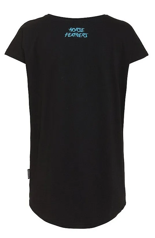 T-Shirt Horsefeathers Regina - Black - women´s