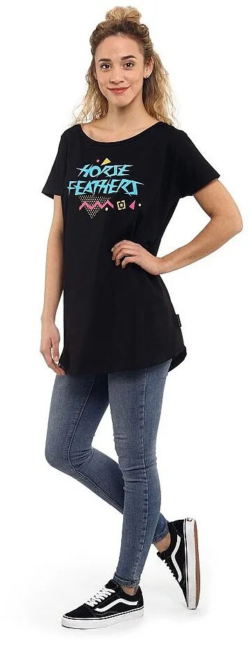 T-Shirt Horsefeathers Regina - Black - women´s