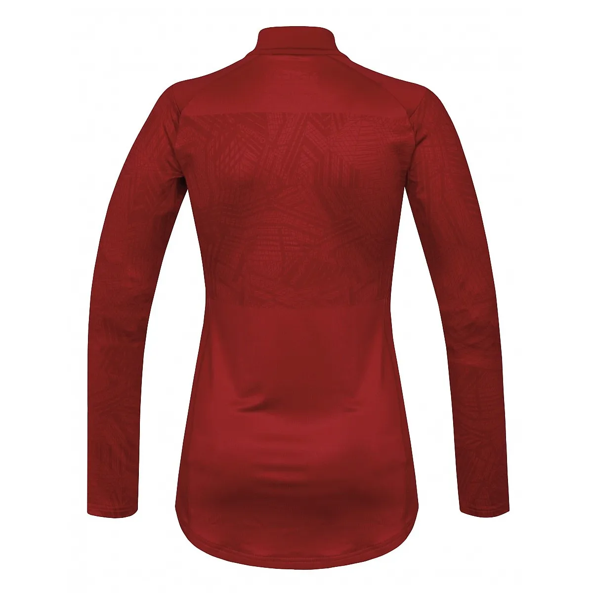 T-Shirt Husky Active Winter Zip LS - Red - women´s