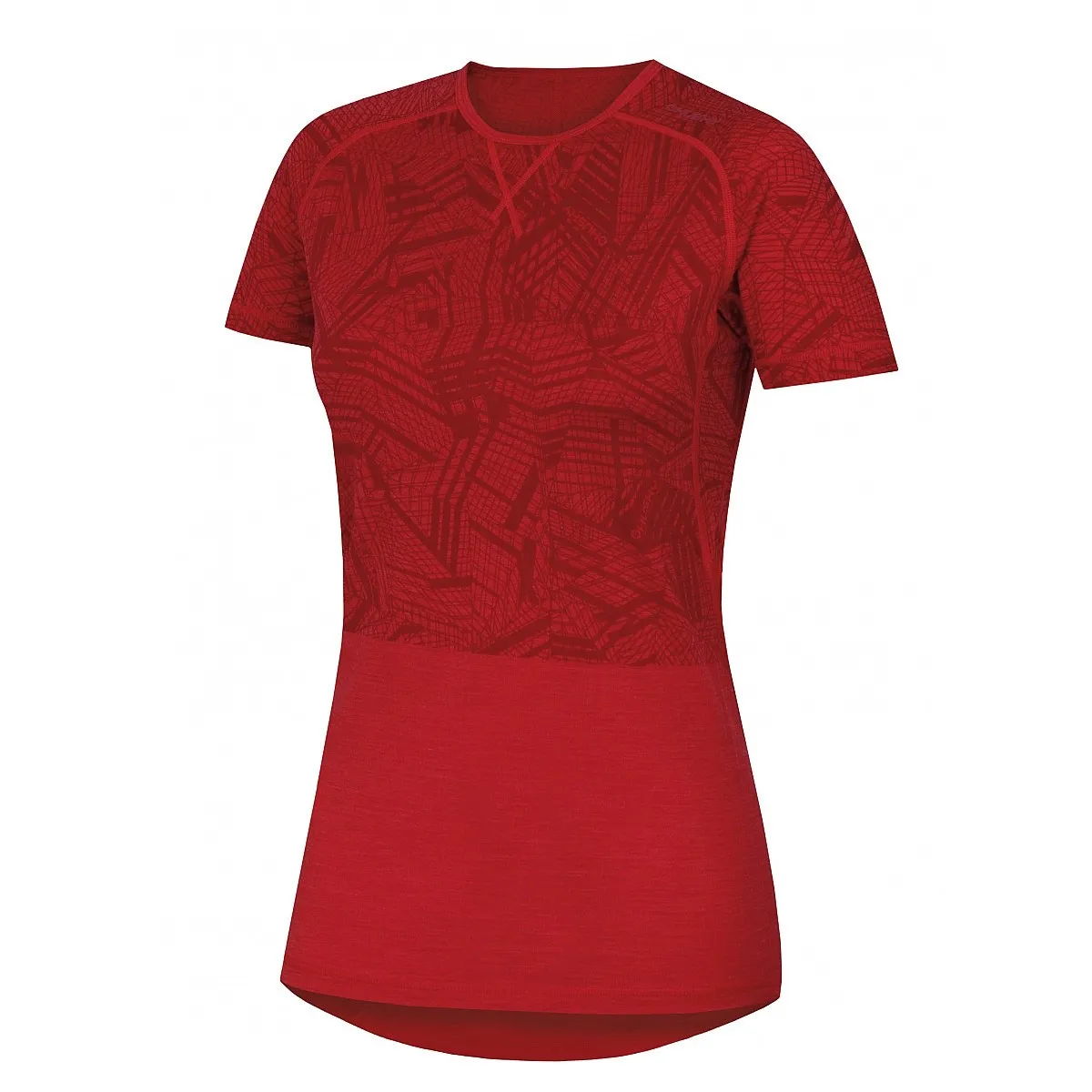 T-Shirt Husky Merino 100 - Red - women´s