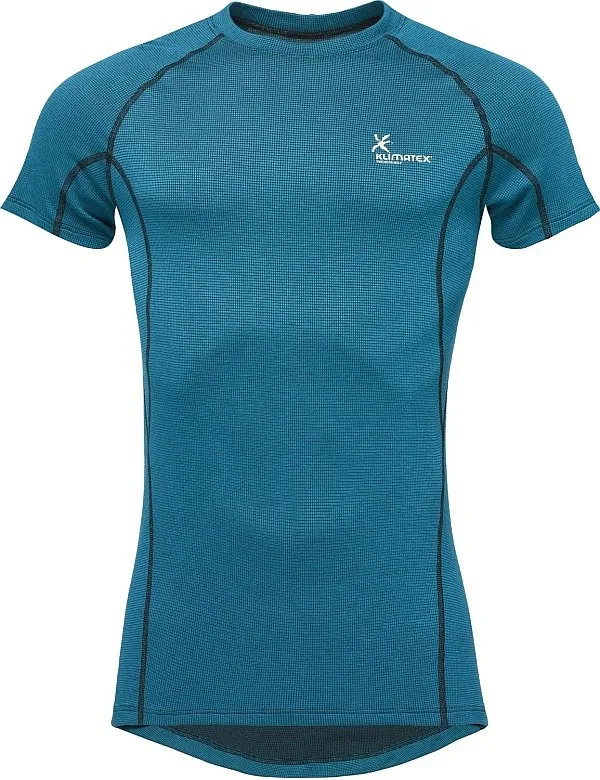 T-Shirt Klimatex Lynx Klimafeel - Denim Blue/Black - men´s