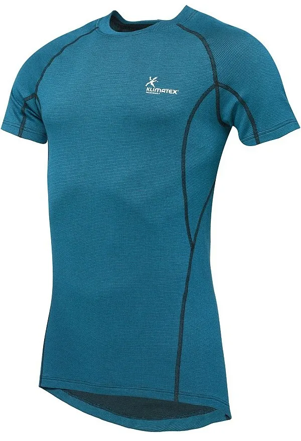 T-Shirt Klimatex Lynx Klimafeel - Denim Blue/Black - men´s