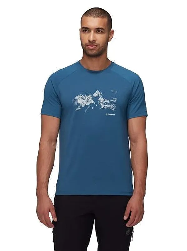 T-Shirt Mammut Mountain - Deep Ice - men´s