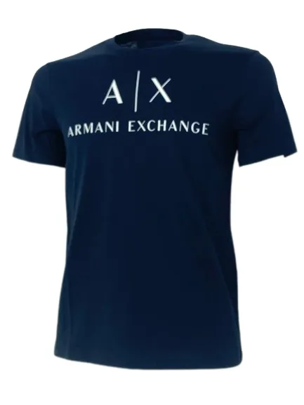 T-SHIRT UOMO BLU CON LOGO FRONTALE