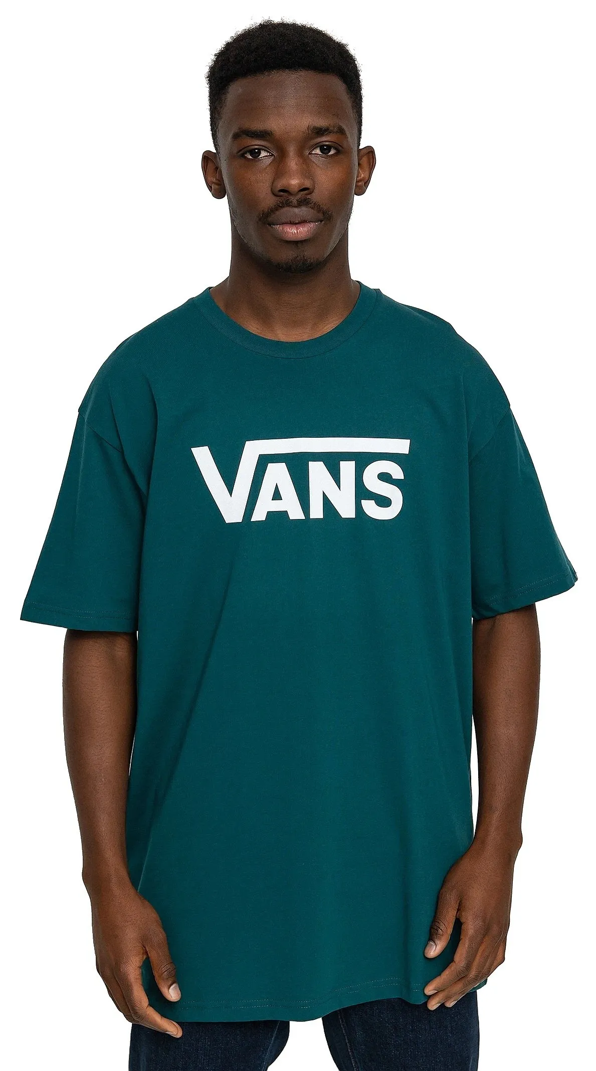 T-Shirt Vans Classic - Deep Teal/White - men´s