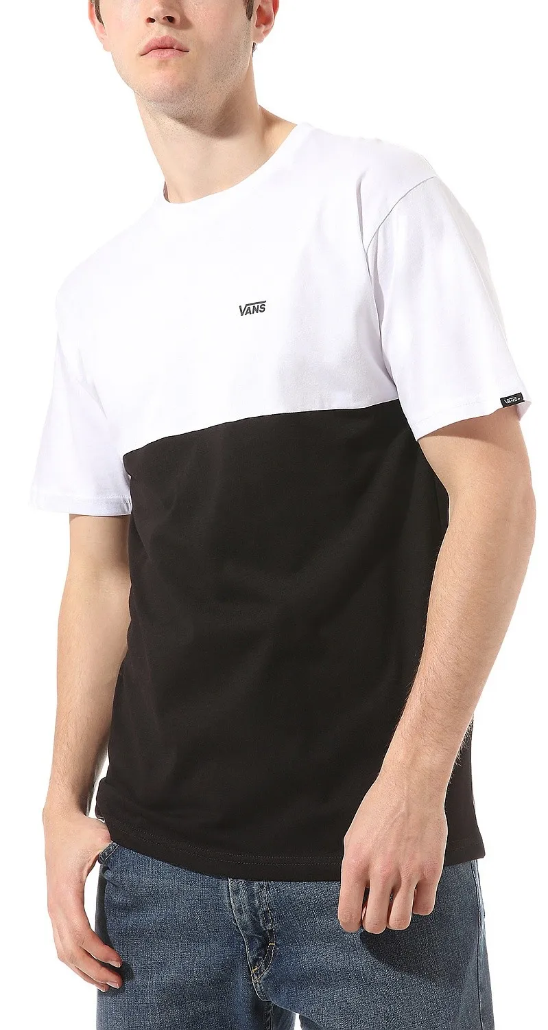 T-Shirt Vans Colorblock - Black/White - men´s