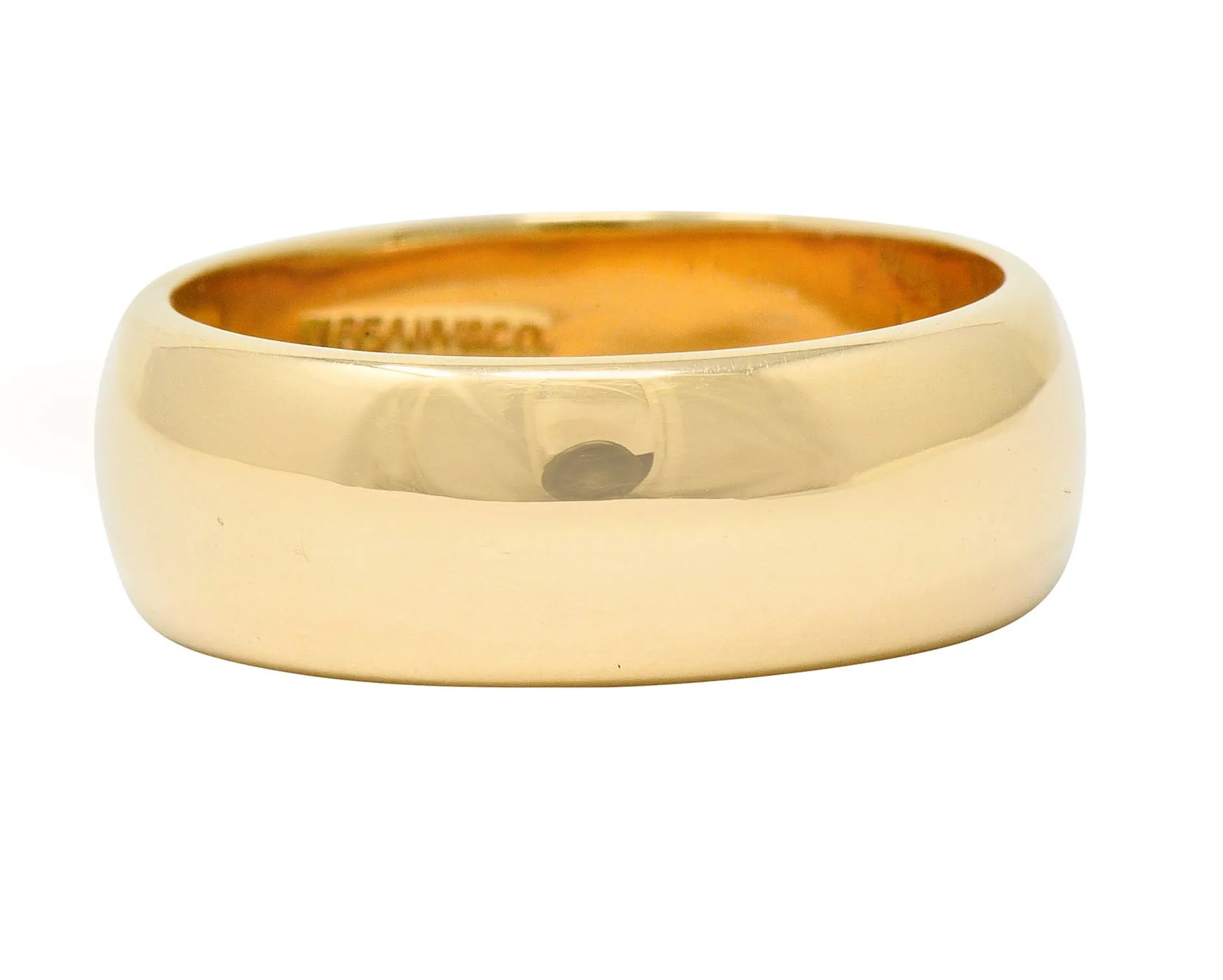 Tiffany & Co. 14 Karat Gold Unisex Vintage Wedding Band Ring