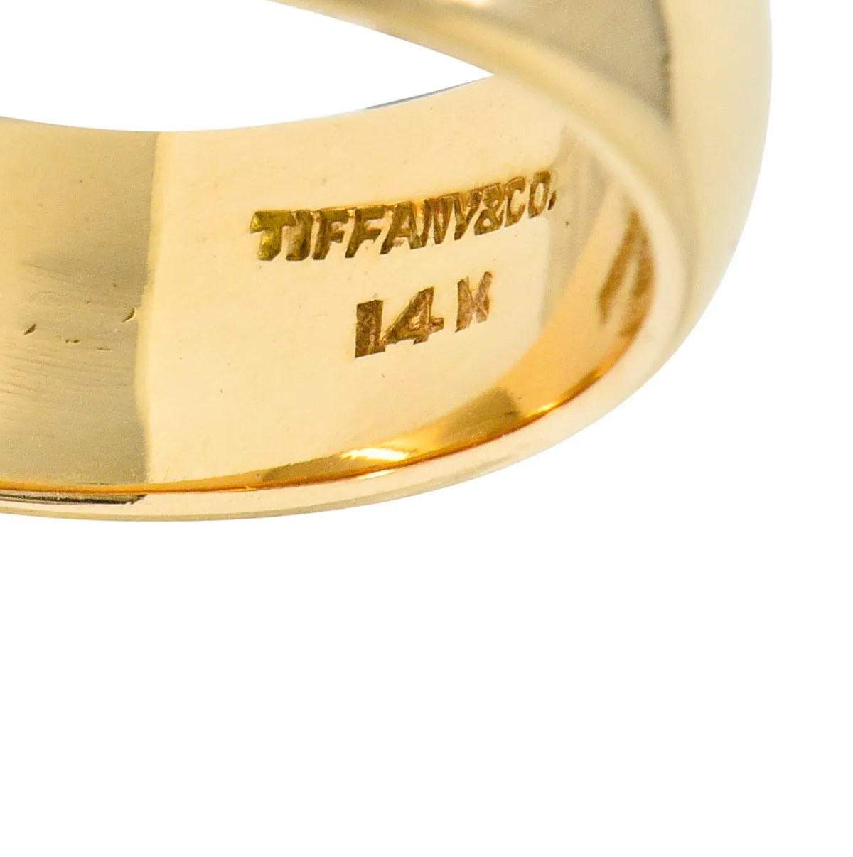 Tiffany & Co. 14 Karat Gold Unisex Vintage Wedding Band Ring