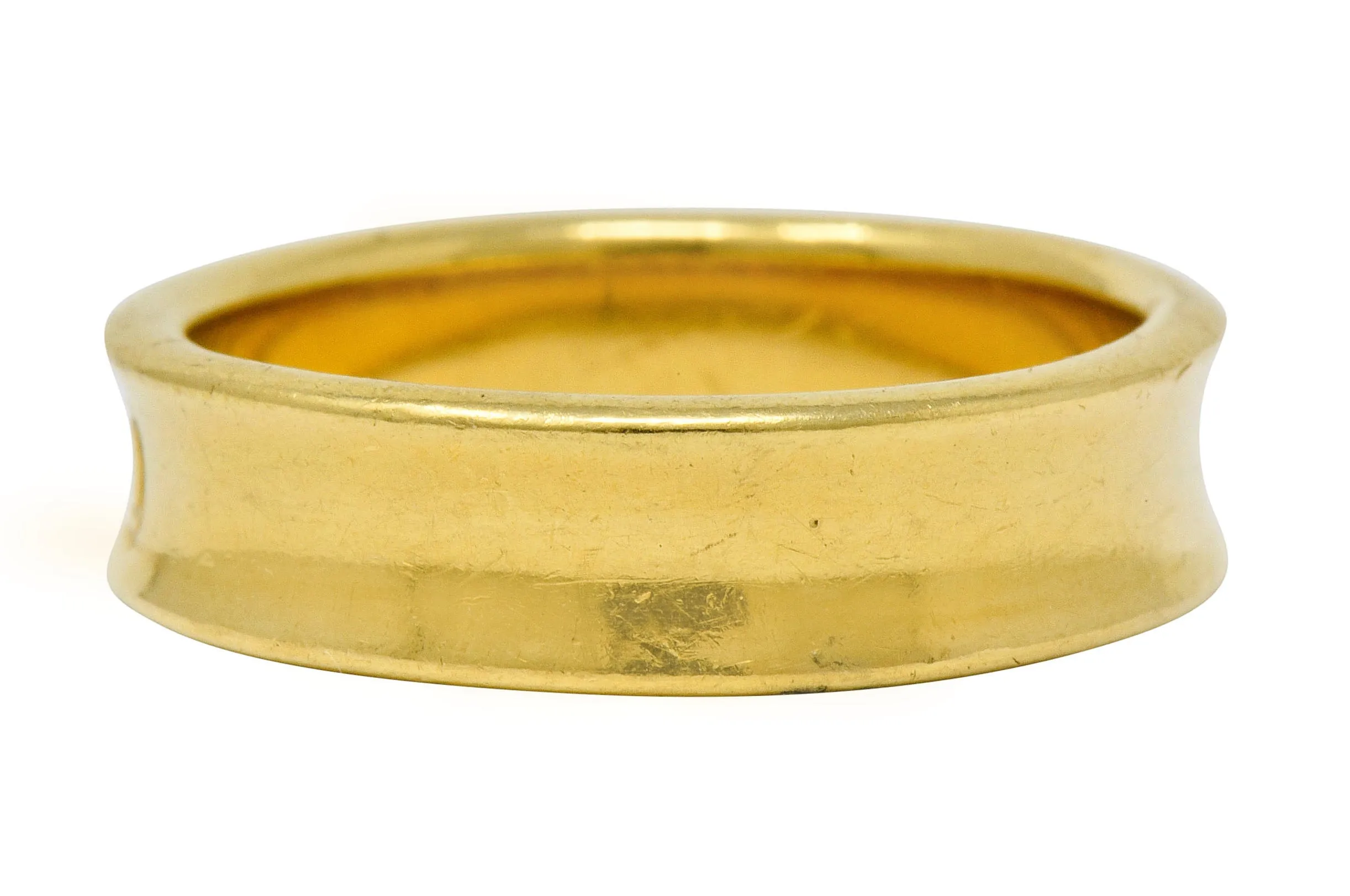 Tiffany & Co. Vintage 18 Karat Gold Unisex 1837 Band Ring