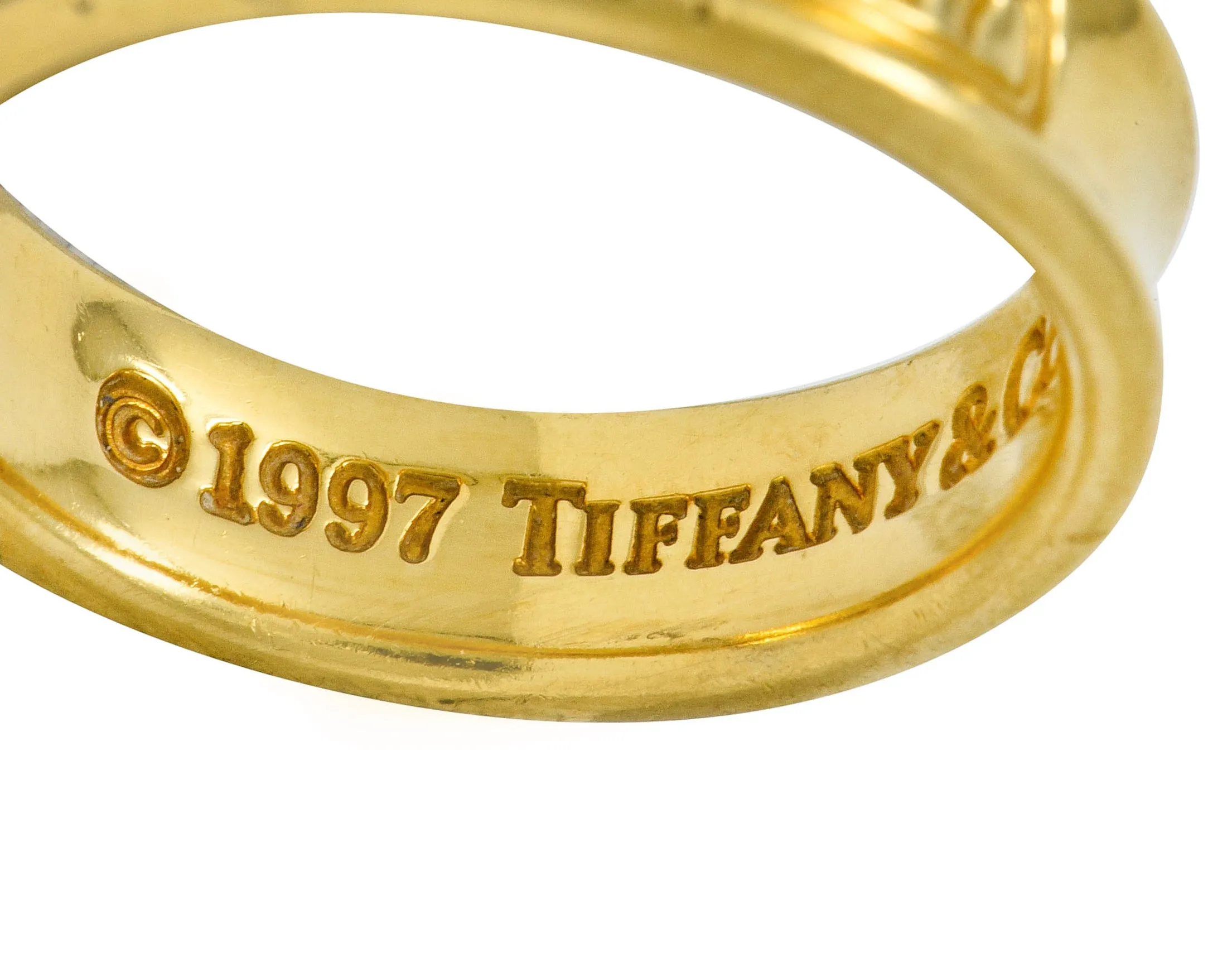 Tiffany & Co. Vintage 18 Karat Gold Unisex 1837 Band Ring