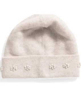 Tj Maxx Cashmere Pearl Bobble Tubular Hat