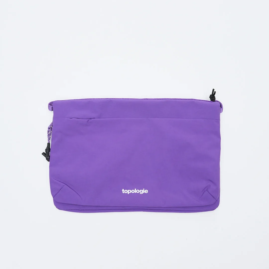 Topologie - Wares Bags Flat Sacoche Small (Electric Purple Papery)