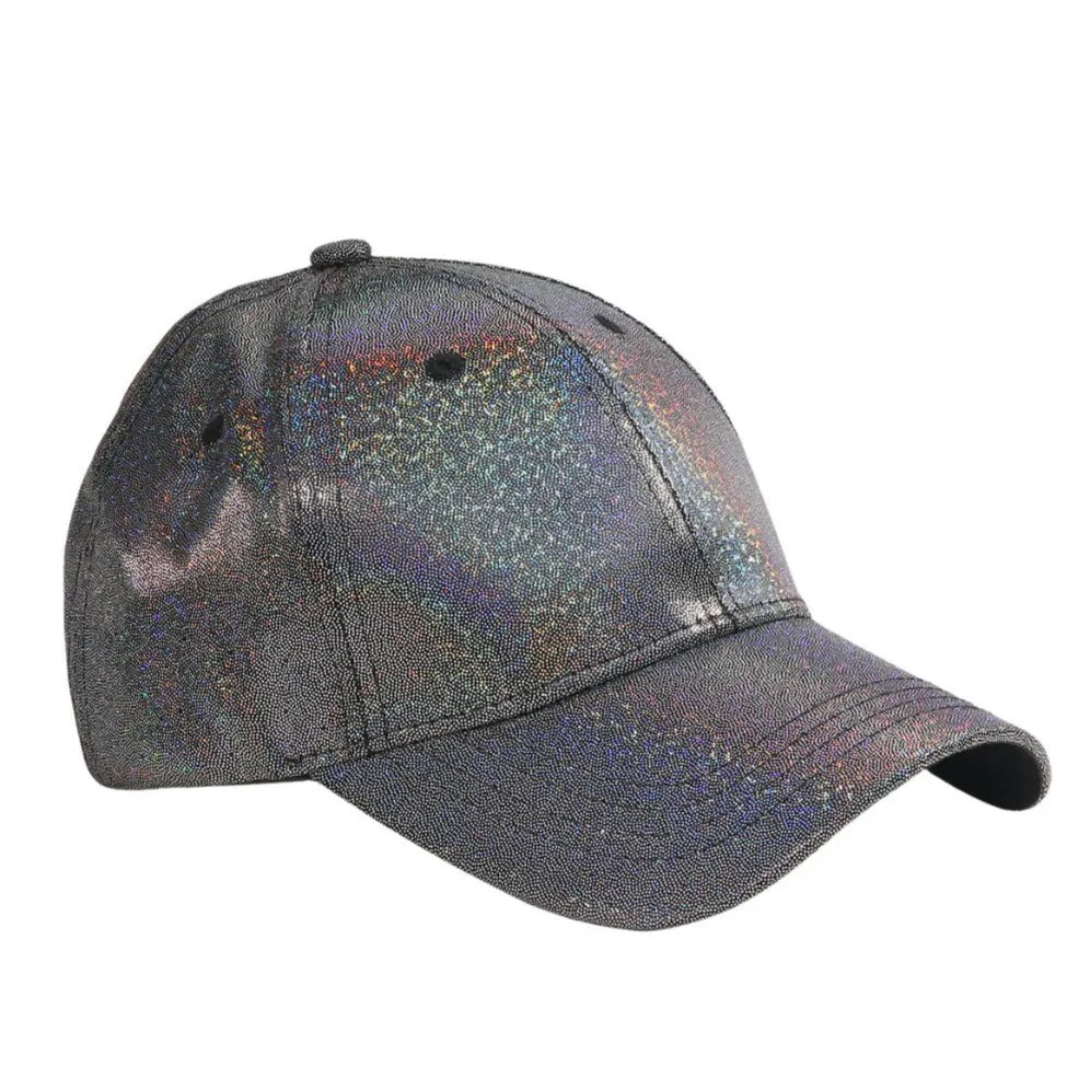 Tyra Shine Hats in Black