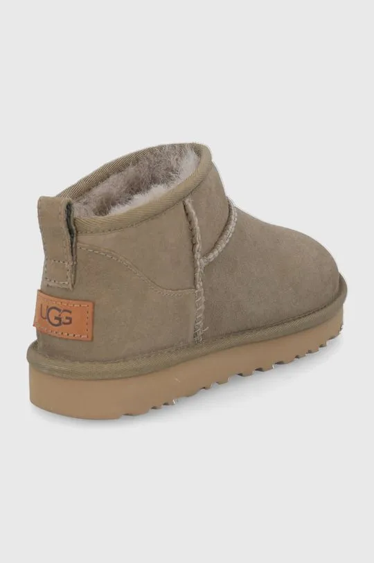 UGG suede snow boots brown color