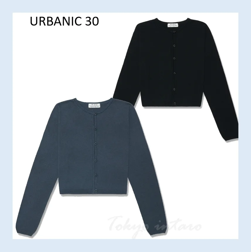 Urbanic 30  |Casual Style Street Style Logo Cardigans