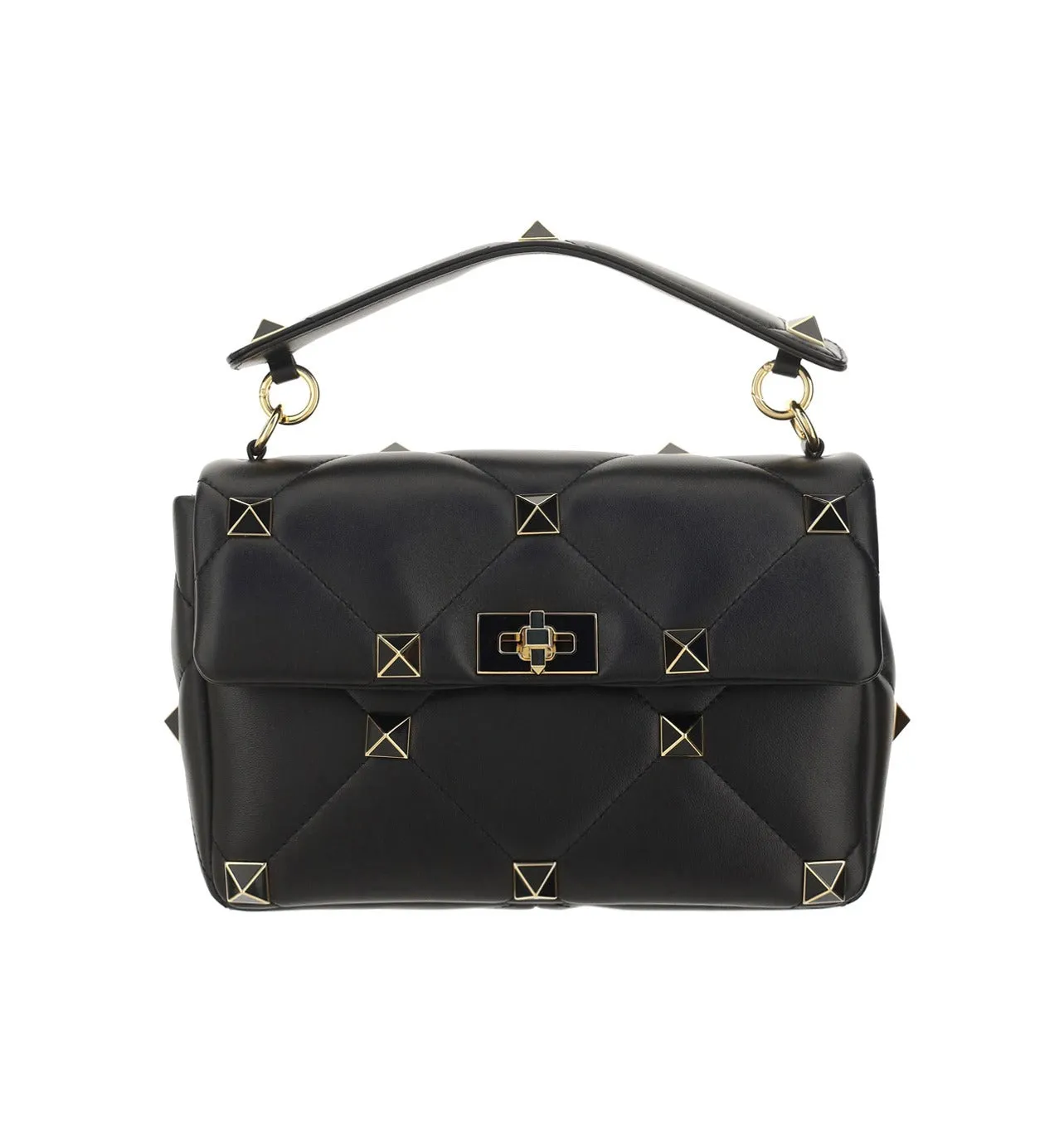 Valentino Garavani Roman Stud Quilted Shoulder Bag