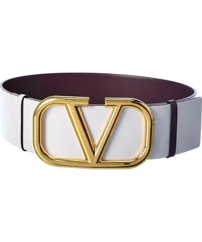 Valentino VLogo 70mm Reversible Leather Belt