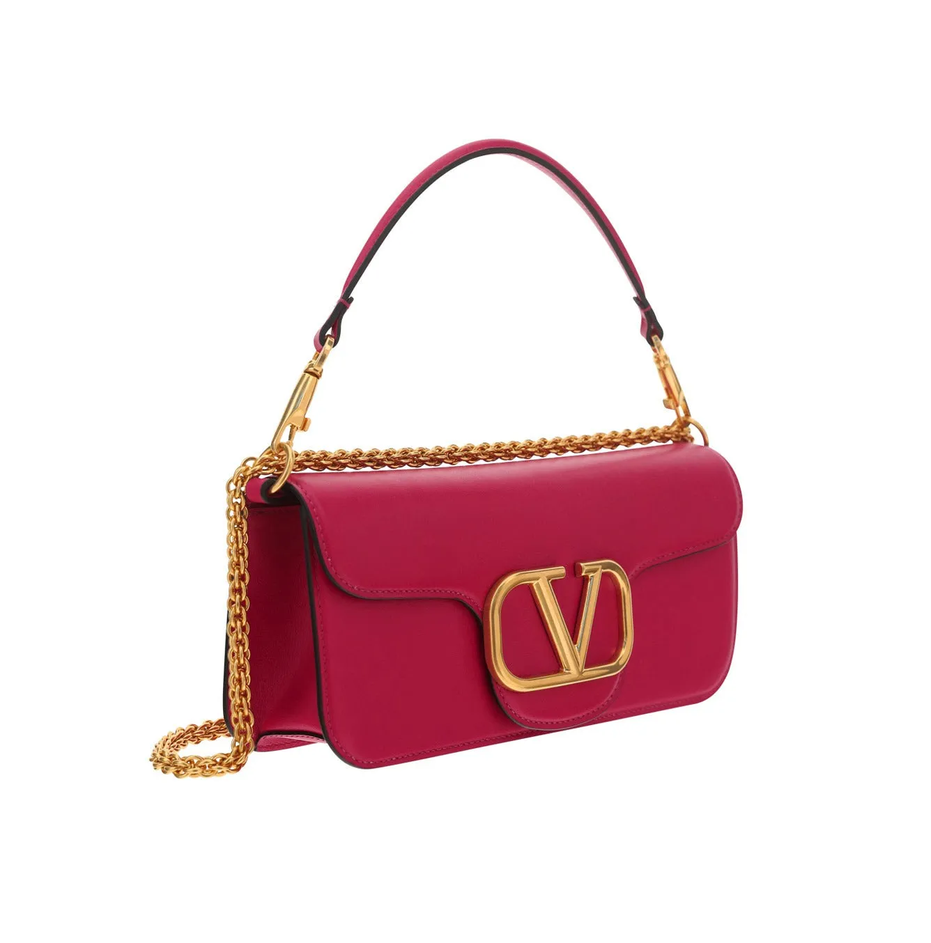 Valentino VLogo Plaque Shoulder Bag