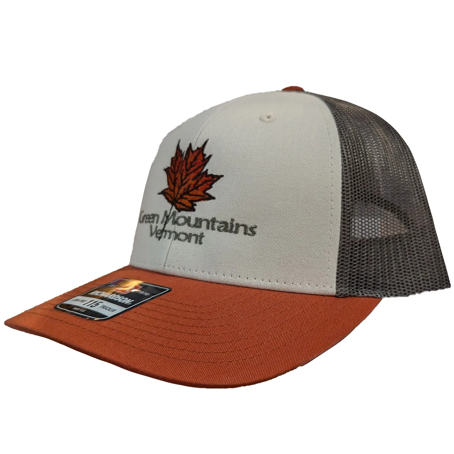 Vermont Hat Maple Leaf Green Mountains