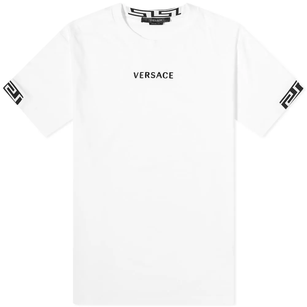 Versace Sleeve Tab Logo TeeWhite