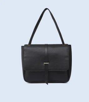 WB2288-BLACK-Women Shoulder Bag