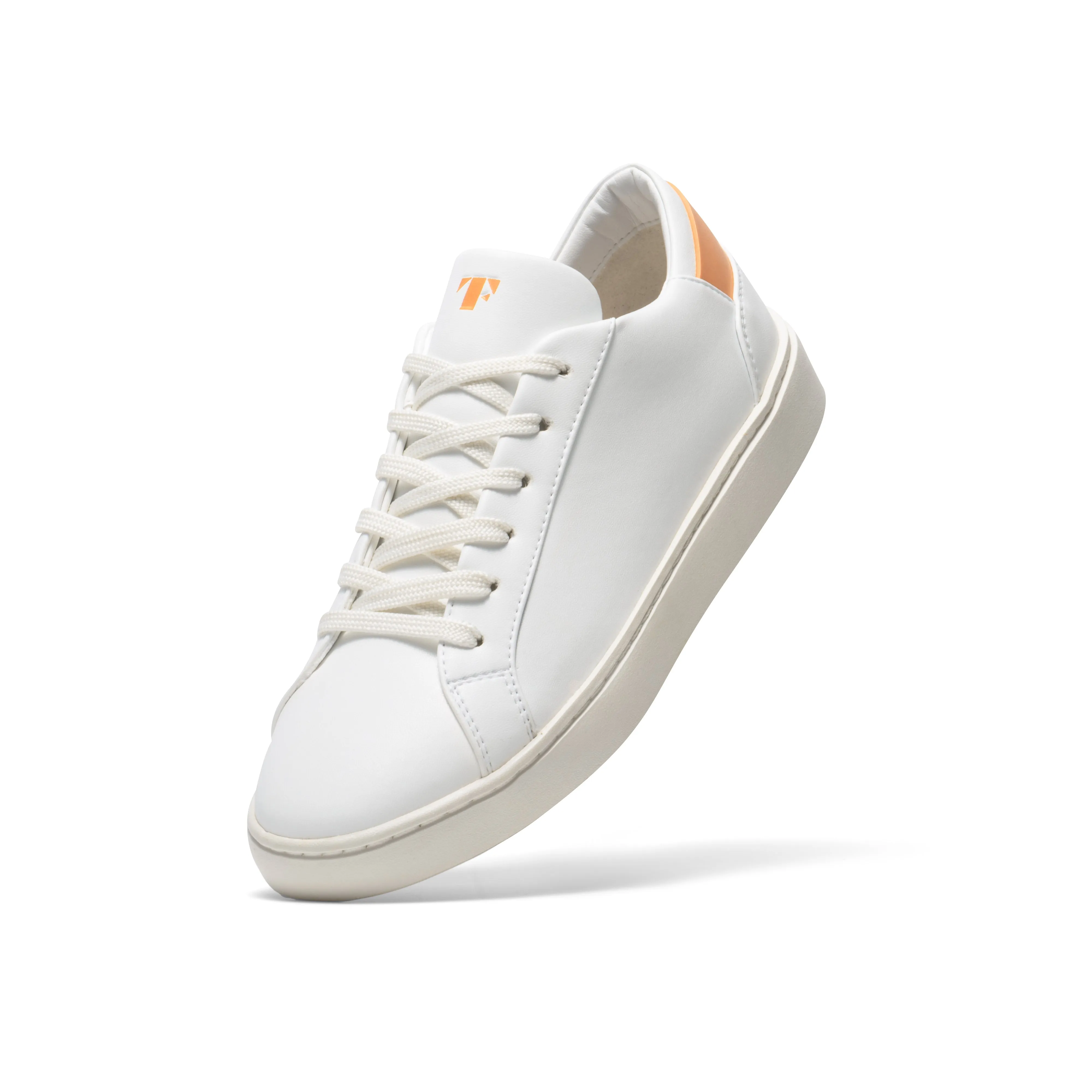 Women's Lace Up | White-Crush Orange