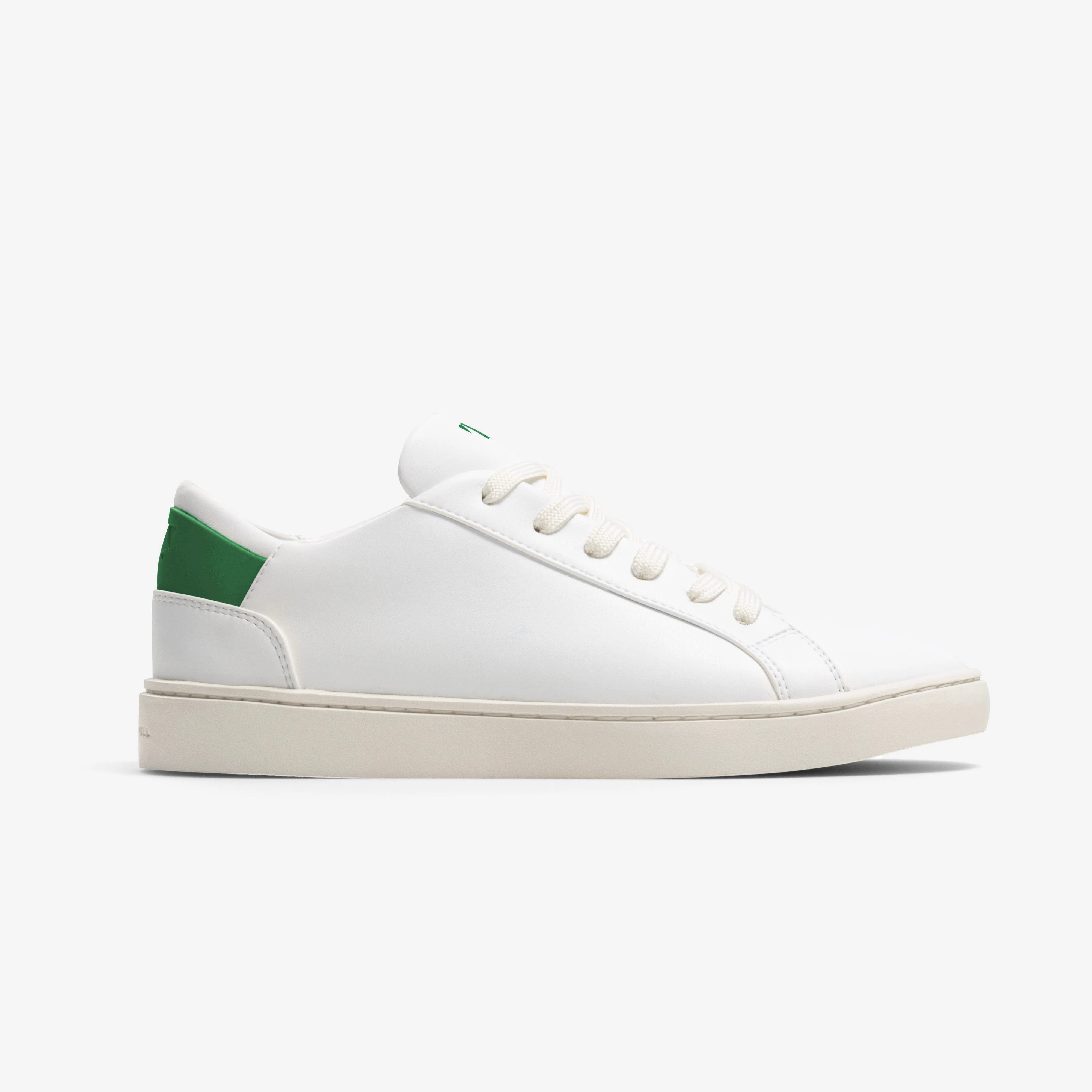 Women's Lace Up | White-Kelly Green