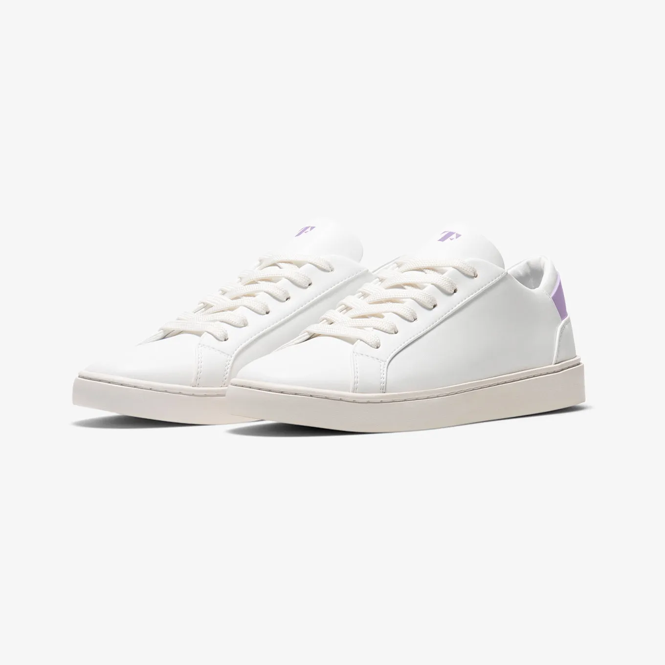 Women's Lace Up | White-Violet Dusk