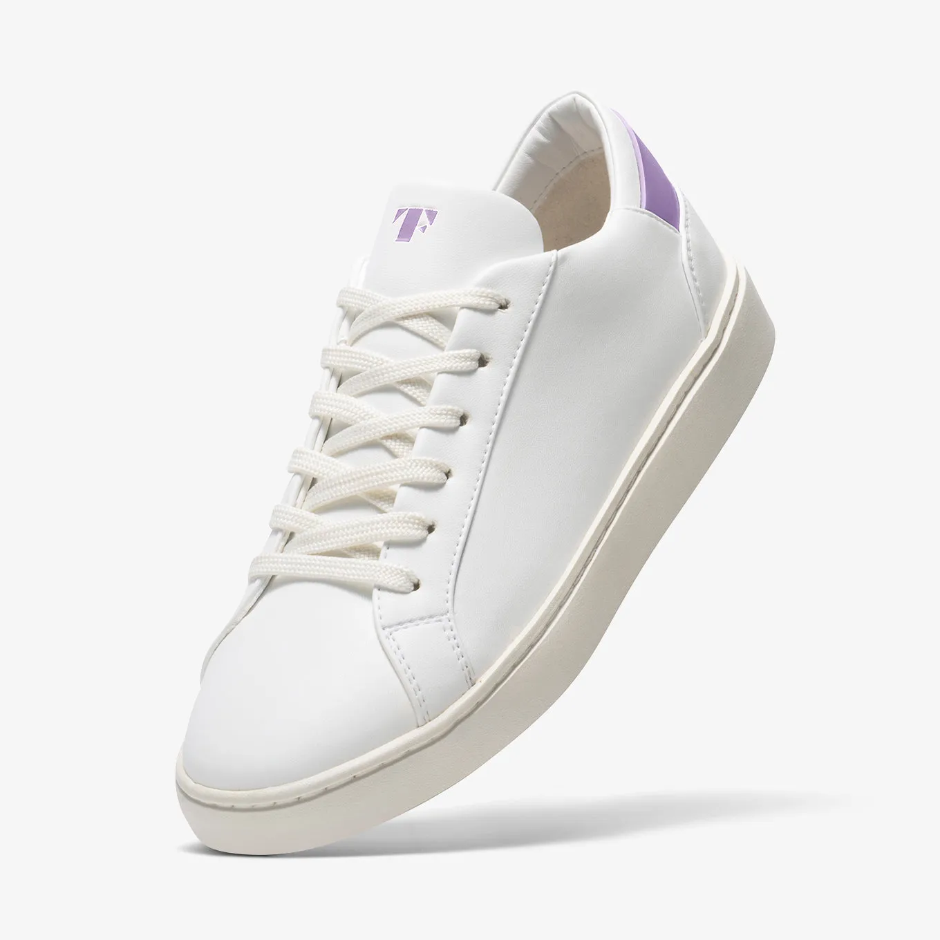 Women's Lace Up | White-Violet Dusk