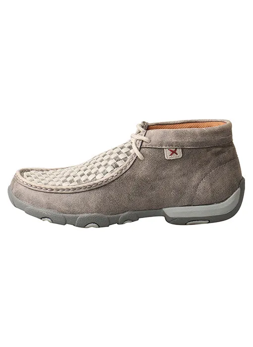 Women's Twisted X Grey Check Driving Moc