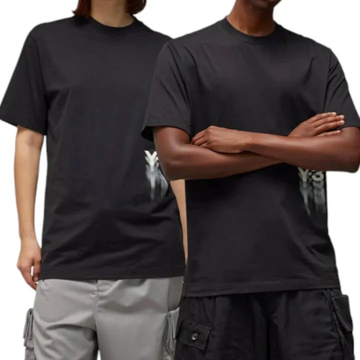 Y-3  |Crew Neck Unisex Street Style Plain Cotton Short Sleeves