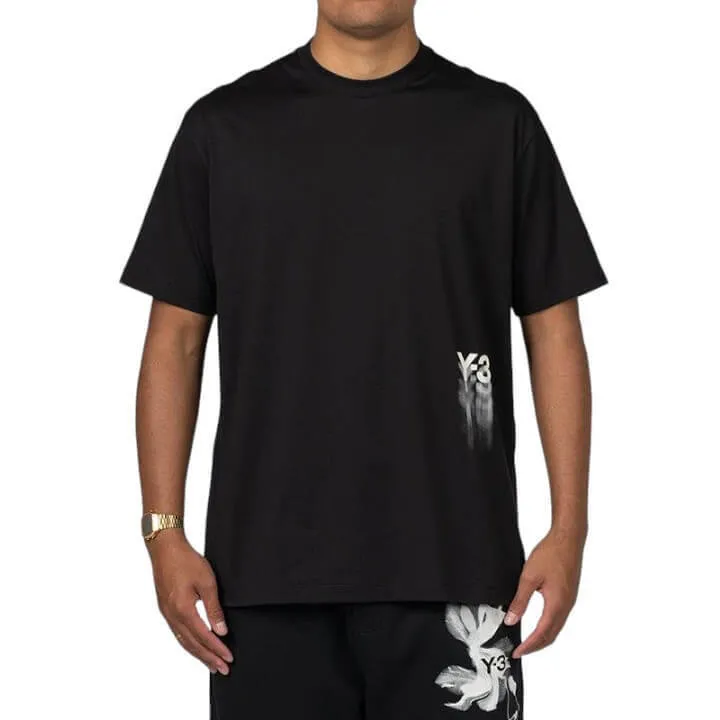 Y-3  |Crew Neck Unisex Street Style Plain Cotton Short Sleeves