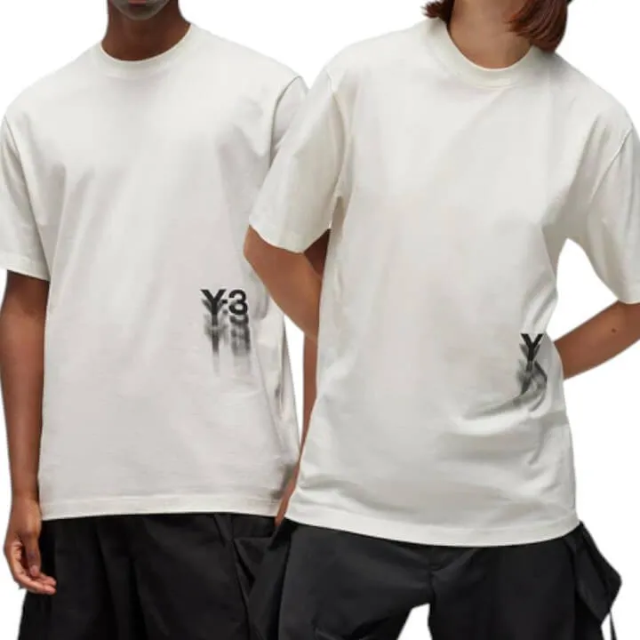 Y-3  |Crew Neck Unisex Street Style Plain Cotton Short Sleeves